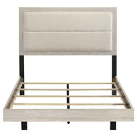 Trenton 54-inch Wood Full Panel Bed Rustic Cream - Home & Sleep Outlet