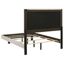 Trenton 54-inch Wood Full Panel Bed Rustic Cream - Home & Sleep Outlet