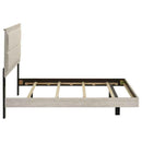 Trenton 54-inch Wood Full Panel Bed Rustic Cream - Home & Sleep Outlet