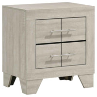 Trenton 5-piece Eastern King Bedroom Set Rustic Cream - Home & Sleep Outlet