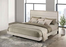 Trenton 54-inch Wood Eastern King Panel Bed Rustic Cream - Home & Sleep Outlet