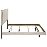 Trenton 54-inch Wood Eastern King Panel Bed Rustic Cream - Home & Sleep Outlet