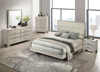 Trenton 5-piece Queen Bedroom Set Rustic Cream - Home & Sleep Outlet