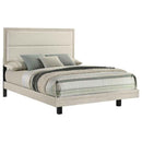 Trenton 54-inch Wood Queen Panel Bed Rustic Cream - Home & Sleep Outlet