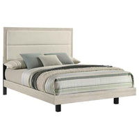 Trenton 54-inch Wood Queen Panel Bed Rustic Cream - Home & Sleep Outlet