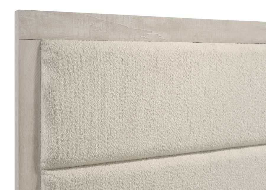 Trenton 54-inch Wood Queen Panel Bed Rustic Cream - Home & Sleep Outlet