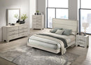 Trenton 54-inch Wood Queen Panel Bed Rustic Cream - Home & Sleep Outlet