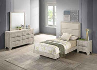 Trenton 4-piece Twin Bedroom Set Rustic Cream - Home & Sleep Outlet
