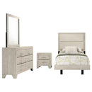 Trenton 4-piece Twin Bedroom Set Rustic Cream - Home & Sleep Outlet