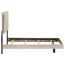 Trenton 54-inch Wood Twin Panel Bed Rustic Cream - Home & Sleep Outlet