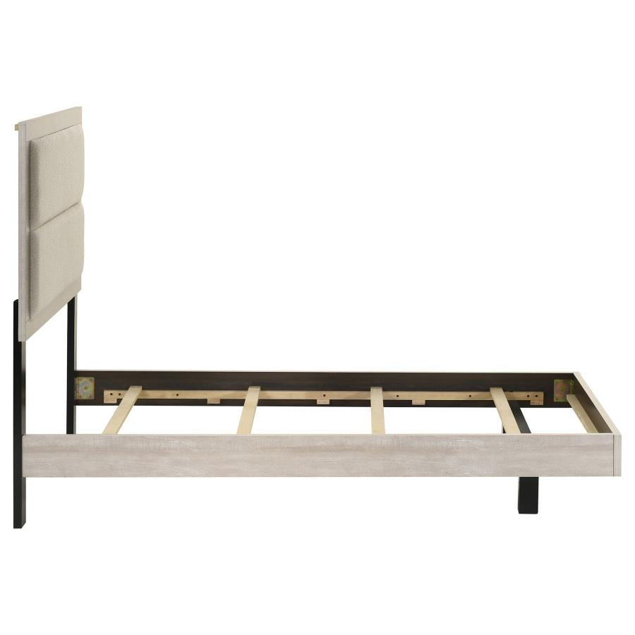 Trenton 54-inch Wood Twin Panel Bed Rustic Cream - Home & Sleep Outlet