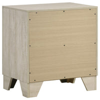 Trenton 2-drawer Nightstand Bedside Table Rustic Cream - Home & Sleep Outlet