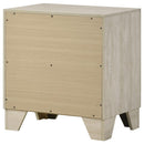 Trenton 2-drawer Nightstand Bedside Table Rustic Cream - Home & Sleep Outlet