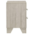 Trenton 2-drawer Nightstand Bedside Table Rustic Cream - Home & Sleep Outlet