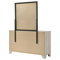 Trenton 6-drawer Bedroom Dresser With Mirror Rustic Cream - Home & Sleep Outlet