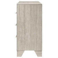 Trenton 6-drawer Bedroom Dresser Rustic Cream - Home & Sleep Outlet