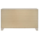 Trenton 6-drawer Bedroom Dresser Rustic Cream - Home & Sleep Outlet
