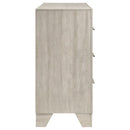 Trenton 6-drawer Bedroom Dresser Rustic Cream - Home & Sleep Outlet