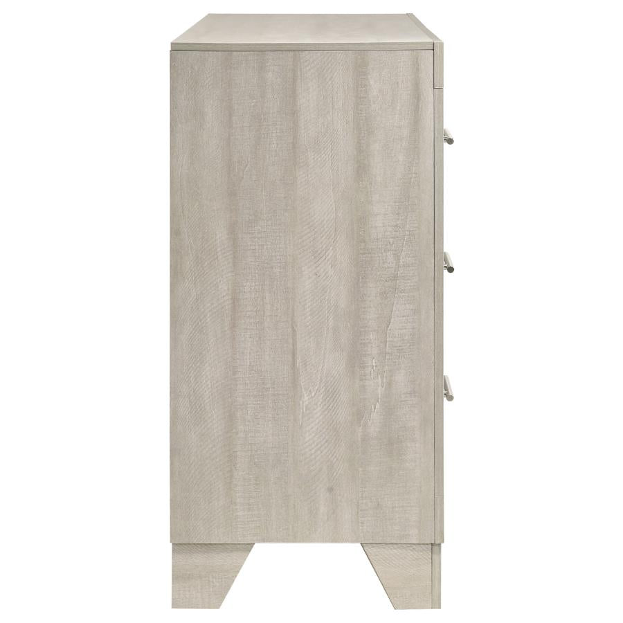Trenton 6-drawer Bedroom Dresser Rustic Cream - Home & Sleep Outlet