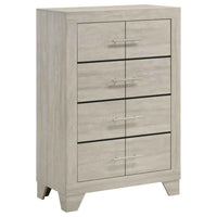 Trenton 4-drawer Bedroom Chest of Drawers Rustic Cream - Home & Sleep Outlet