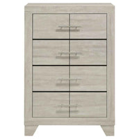 Trenton 4-drawer Bedroom Chest of Drawers Rustic Cream - Home & Sleep Outlet