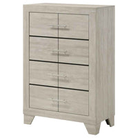 Trenton 4-drawer Bedroom Chest of Drawers Rustic Cream - Home & Sleep Outlet