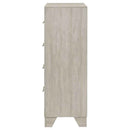 Trenton 4-drawer Bedroom Chest of Drawers Rustic Cream - Home & Sleep Outlet