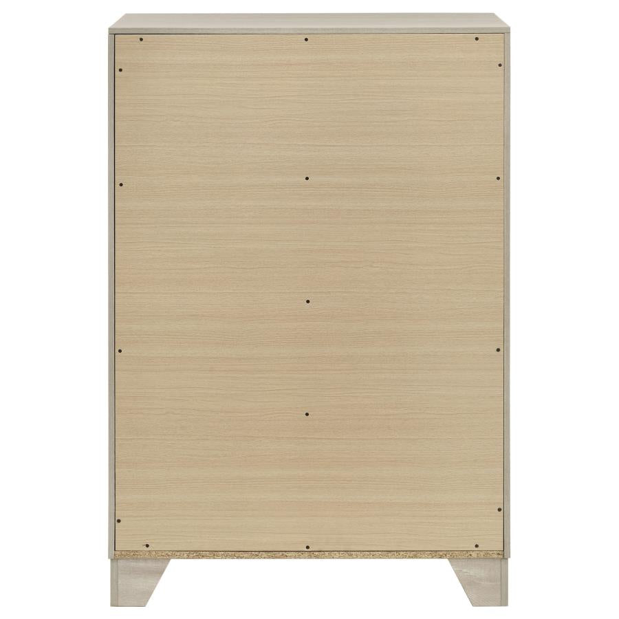 Trenton 4-drawer Bedroom Chest of Drawers Rustic Cream - Home & Sleep Outlet