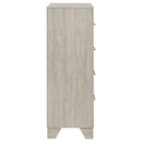 Trenton 4-drawer Bedroom Chest of Drawers Rustic Cream - Home & Sleep Outlet