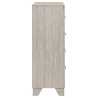 Trenton 4-drawer Bedroom Chest of Drawers Rustic Cream - Home & Sleep Outlet