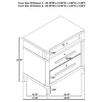 Gracemont 5-piece Eastern King Bedroom Set White