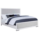 Gracemont 57-inch Eastern King Panel Bed Grey and White - Home & Sleep Outlet