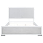 Home & Sleep Outlet - Gracemont 57-inch Eastern King Panel Bed Grey and White