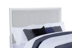 Home & Sleep Outlet - Gracemont 57-inch Eastern King Panel Bed Grey and White