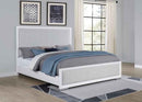 Gracemont 57-inch California King Panel Bed Grey and White - Home & Sleep Outlet