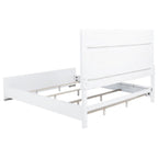 Home & Sleep Outlet - Gracemont 57-inch California King Panel Bed Grey and White