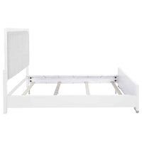 Gracemont 57-inch California King Panel Bed Grey and White - Home & Sleep Outlet