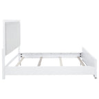 Home & Sleep Outlet - Gracemont 57-inch California King Panel Bed Grey and White