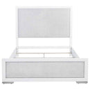 Gracemont 57-inch Queen Panel Bed Grey and White - Home & Sleep Outlet