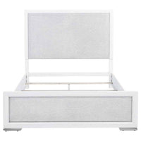 Gracemont 57-inch Queen Panel Bed Grey and White - Home & Sleep Outlet