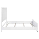 Gracemont 57-inch Queen Panel Bed Grey and White - Home & Sleep Outlet