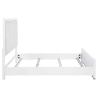 Gracemont 57-inch Queen Panel Bed Grey and White - Home & Sleep Outlet
