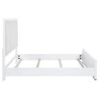 Home & Sleep Outlet - Gracemont 57-inch Queen Panel Bed Grey and White