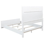 Home & Sleep Outlet - Gracemont 57-inch Queen Panel Bed Grey and White