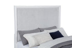 Home & Sleep Outlet - Gracemont 57-inch Queen Panel Bed Grey and White