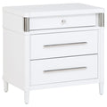Home & Sleep Outlet - Gracemont 3-drawer Bedroom Nightstand Bedside Table White