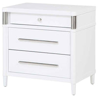 Gracemont 3-drawer Bedroom Nightstand Bedside Table White - Home & Sleep Outlet