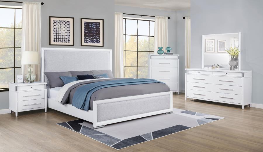 Home & Sleep Outlet - Gracemont 3-drawer Bedroom Nightstand Bedside Table White