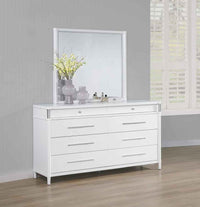Gracemont 8-drawer Bedroom Dresser with Mirror White - Home & Sleep Outlet