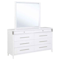 Gracemont 8-drawer Bedroom Dresser with Mirror White - Home & Sleep Outlet